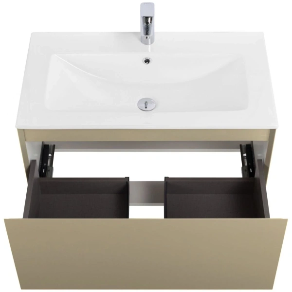 Тумба без раковины Art&Max Latina AM-Latina-800-1C-SO-BGM серо-бежевый матовый