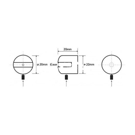 Держатель для полки Bemeta Omega 104502112-6mm