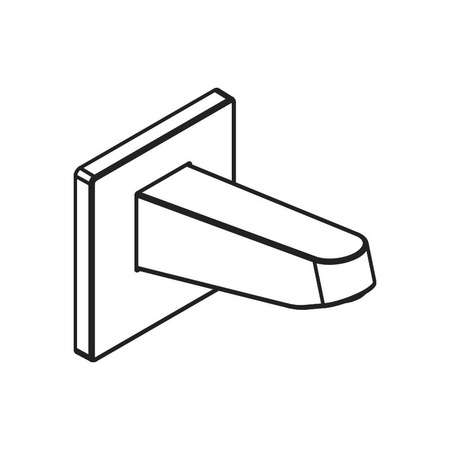 Кронштейн для верхнего душа 151 мм Hansgrohe Pulsify 24149000, хром