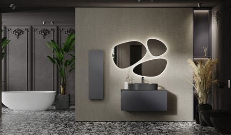 Тумба под раковину Jorno Stone 100  Stn.01.100/P/A/JR