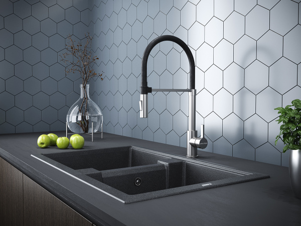 Смеситель для кухни Paulmark Halt Ha214021-Ni