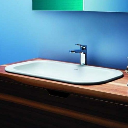 Раковина встраиваемый сверху Azzurra Glaze GLZ GLLI06938000BI (GLZ 69x38/IN bi)