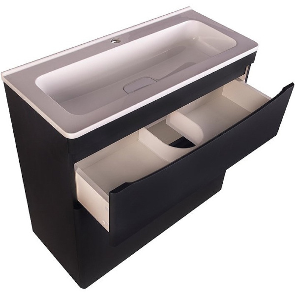 Тумба под раковину напольная Style Line Бергамо СС-00002363 черный