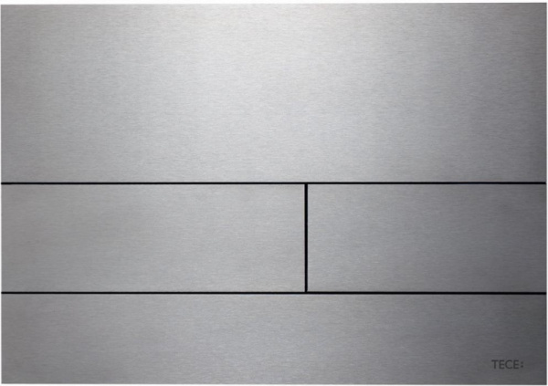 Панель смыва с двумя клавишами металлическая TECE 9240830 матовый хром