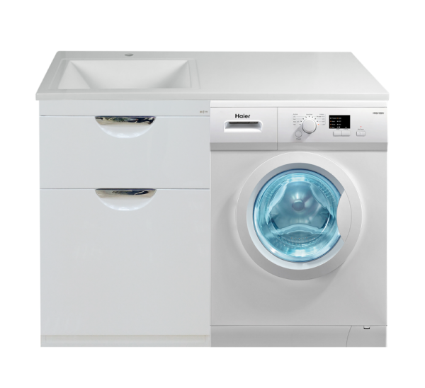 Тумба под стиральную машину Misty Куба 60  П-Куб-01060-0121ЯБК