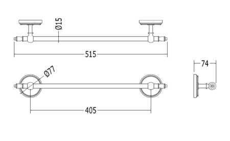 Полотенцедержатель Devon&Devon Antique Georgian 1ADY8340