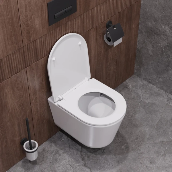 Унитаз подвесной безободковый Cezares Liner CZR-38083-49-TH-TOR/SC микролифт