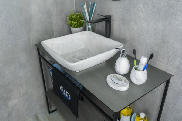 Раковина накладная (41,5х41,5) Gid Mnc184