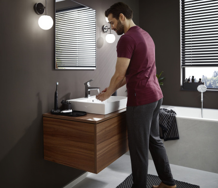 Смеситель для раковины с донным клапаном Push-Open Hansgrohe Metropol 32500000 хром