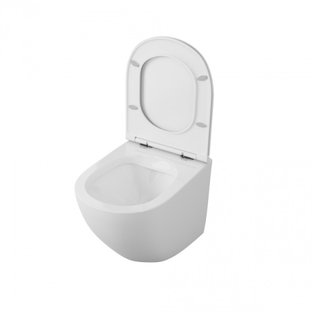 Унитаз подвесной безободковый OWL Vind Cirkel-H с сиденьем DP микролифт OWLT190302