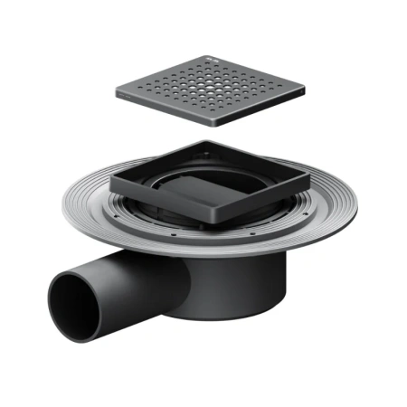 Дренажный трап Am.Pm MasterFlow W01BD-P11-010-01BM черный матовый