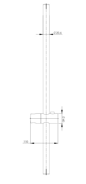 Душевая штанга Roca Stella 700 mm 5B0205C00