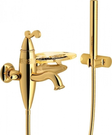 Смеситель для ванны ТЕКNOBILI DUBAI DB00110GD (золото)