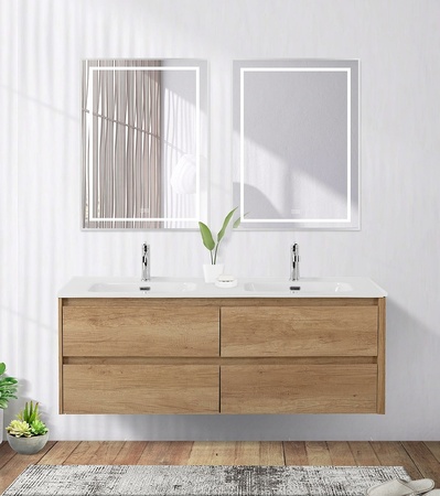 Зеркало (60х80) BelBagno Kraft SPC-KRAFT-600-800-LED-TCH-WARM с подсветкой