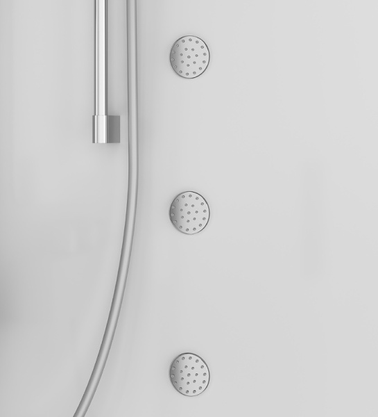 Душевая кабина (90x90) AM.PM Like Deep W80C-019A-090MTA с гидромассажем