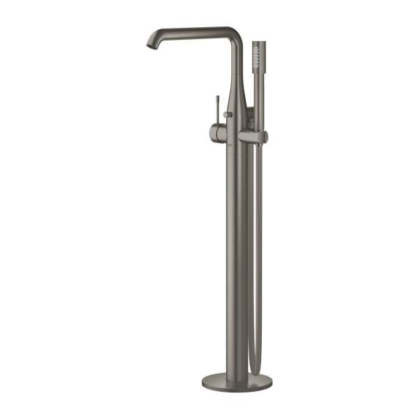 Смеситель для ванны напольный Grohe Essence New 23491 AL1 (23491AL1) темный графит матовый