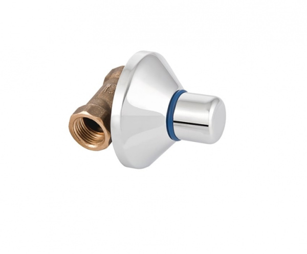 Вентиль под кафель, красный Mofem 164-0017-00