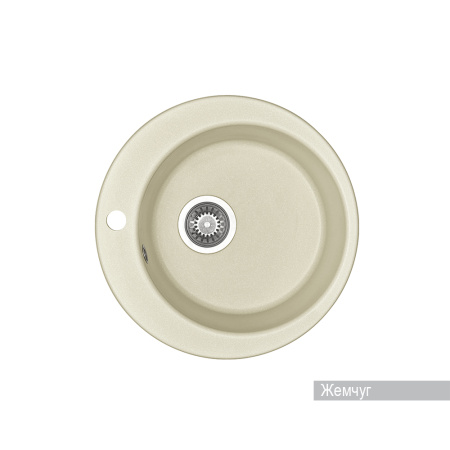 Кухонная мойка Aquaton Иверия 1A711032IV240 жемчуг