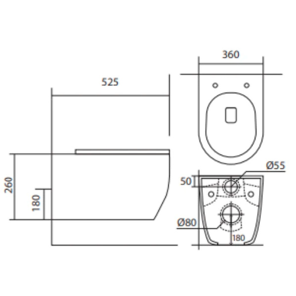 Комплект унитаза с инсталляцией Aquatek Set AQUATEK ЕВРОПА New