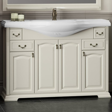 Тумба под раковину Opadiris Риспекто 120 Z0000009687 слоновая кость (без раковины)