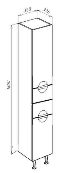 Пенал Bellezza Альфа 35 4628804110075