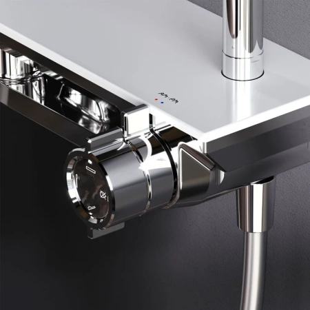 Душевая система с изливом Am.Pm Gem F0790700 хром