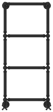 Полотенцесушитель Водяной Сунержа Ренессанс 1304 (96х40) Матовый Черный 31-0280-9640