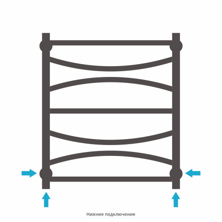 Полотенцесушитель водяной Сунержа Ажур (60х50)  30-0255-6050