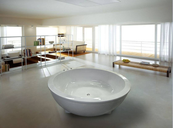 Ванна из искусственного камня Astra-Form Олимп (180x180) 01010026 белый глянец