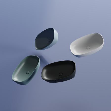 Раковина накладная (60х38) Ceramica Nova ELEMENT CN6049MH