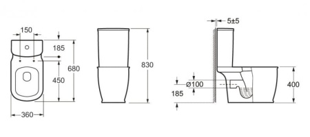 Крышка-сиденье BelBagno PRADO BB10150SC