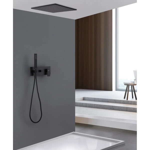 Душевой комплект ABBER Daheim AF8221B скрытого монтажа без излива, черный