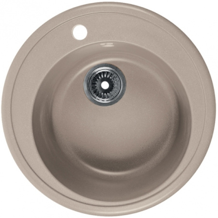 Кухонная мойка, бежевая Rossinka RS51R-Beige