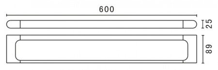 Полотенцедержатель Art&Max AM-E-3924AL