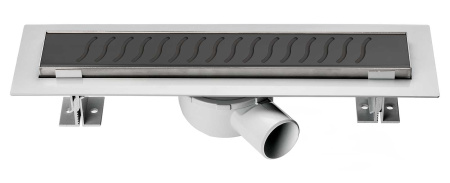 Душевой лоток Vincea SAY OPTIMA 601.80.B.M.S.BUK, 80 см, матовый черный