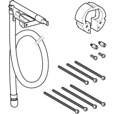 Удлинительный комплект Geberit для электронных смесителей 244.622.00.1