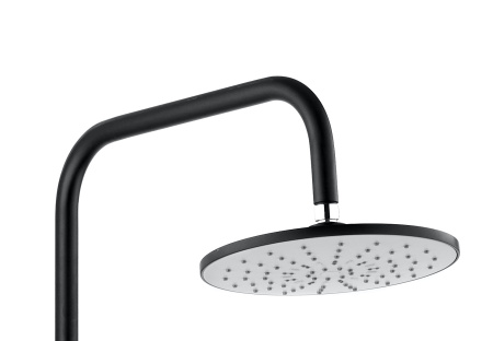 Душевая система Agger Gorgeous A0293544 смеситель с изливом, черный