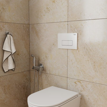 Клавиша смыва D&K Rhein DB1499016 белый