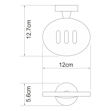 Мыльница решетка WasserKRAFT Isen K-4069