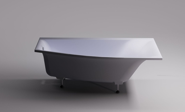 Ванна из искусственного камня Astra-Form Скат R (170х75) 01010083 белый матовый  Ванна из искусственного камня Astra-Form Скат R (170х75) 01010083 белый матовый