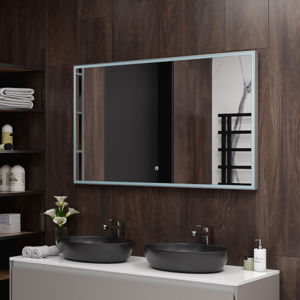 Зеркало Континент Sting 1200х800 ЗЛП1621 с подсветкой с сенсорным выключателем