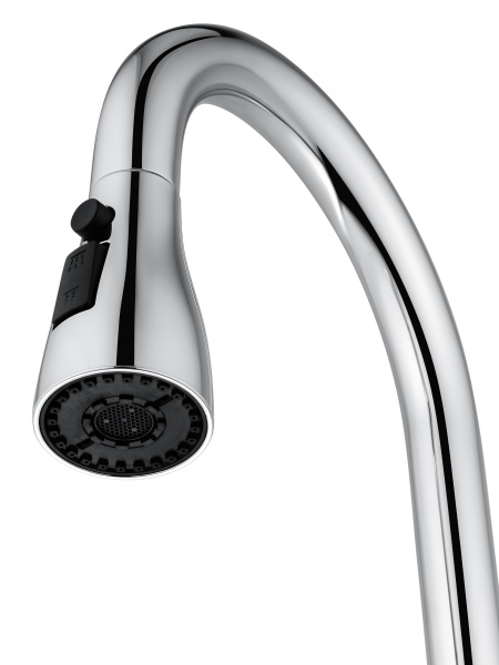 Смеситель для кухни с выдвижным изливом WONZON & WOGHAND, хром WW-121E201B-CR