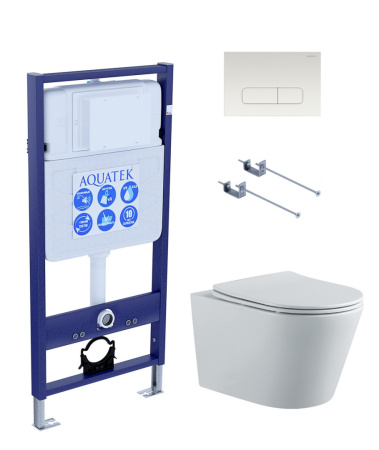 Комплект унитаза с инсталляцией SET AQUATEK ВЕГА-1905-013 KK-1