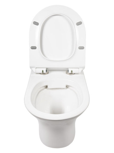 Унитаз подвесной Orange C01-100W безободковый, сиденье с микролифтом