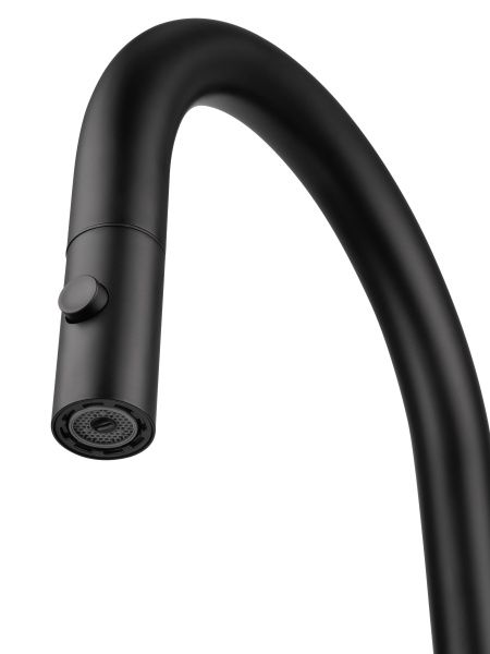 Смеситель для кухни с выдвижным изливом WONZON & WOGHAND, черный матовый WW-A21252-MB Смеситель для кухни с выдвижным изливом WONZON & WOGHAND, черный матовый WW-A21252-MB