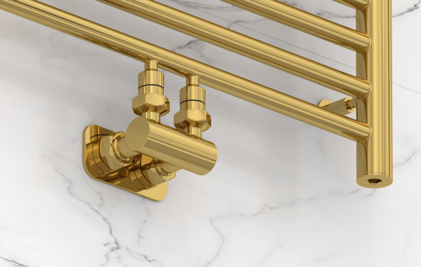 Модуль Сунержа угловой EU50 (2 х НР G 1/2" / 2 х НГ G 3/4") 03-1536-1234