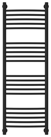 Полотенцесушитель Водяной Выгнутая Сунержа Богема + (120х40) Матовый Черный 31-0221-1240