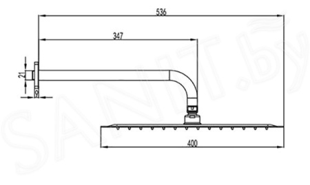 Душевая система Lemark Atlantiss для ванны и душа (LM3225C)