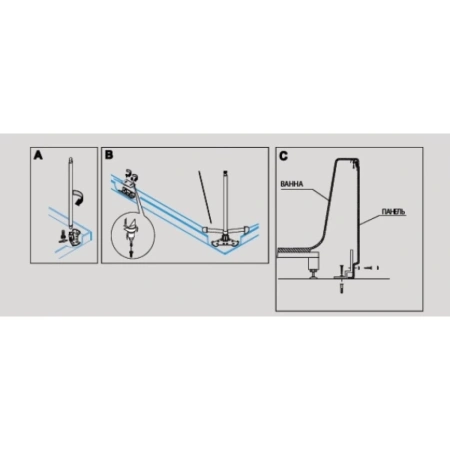 Универсальный установочный комплект CEZARES CZR-SCR-FIX-3-KIT