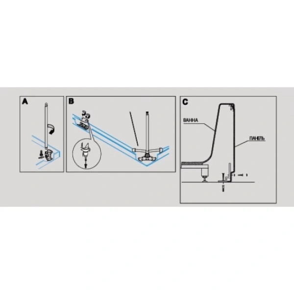 Универсальный установочный комплект CEZARES CZR-SCR-FIX-KIT